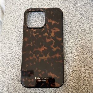 kate spade Brown and Black Tortoise Phone Case